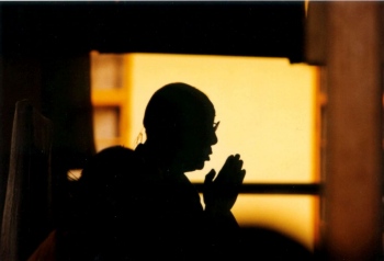 Dalajlama se modl za obti tok