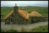 Croft house settlement in Carlabhagh, Lewis