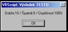 ukzka z testu